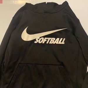 girls size L nike softball hoodie